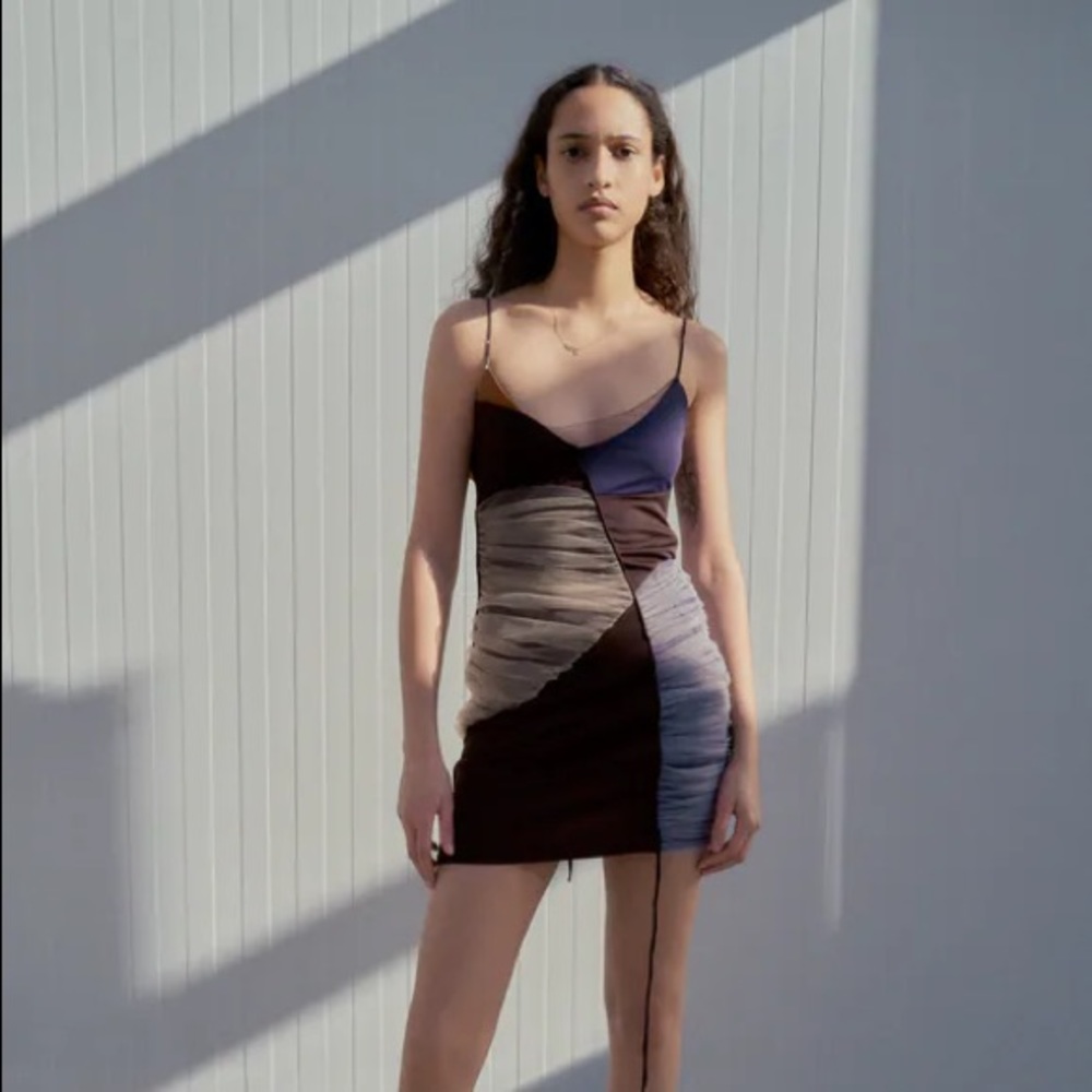 ISO:Zara Limited Edition Contrasting Dress